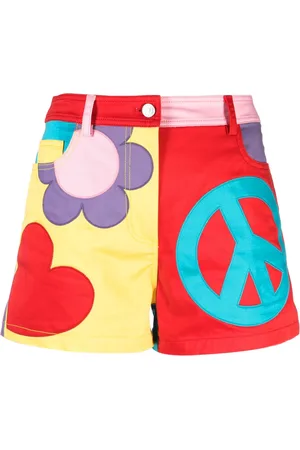 Moschino Shorts con diseño color block