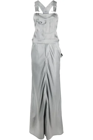 Moschino Vestido largo con efecto brillante