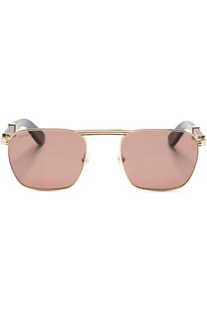 Cartier Lentes de sol con armazón estilo piloto