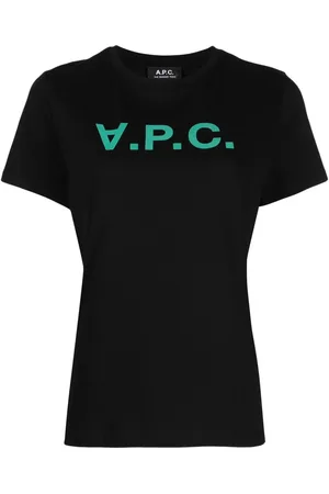 A.P.C. Playera con logo afelpado