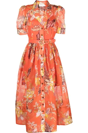 ZIMMERMANN Vestido camisero midi Matchmaker