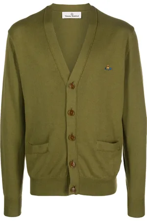 Vivienne Westwood Cárdigan con cuello en V y bordado Orb