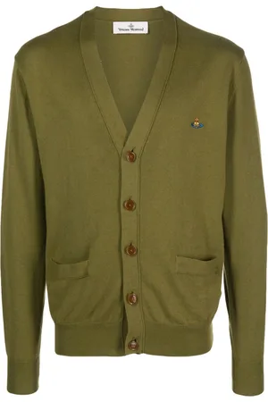 Vivienne Westwood Cárdigan con cuello en V y bordado Orb