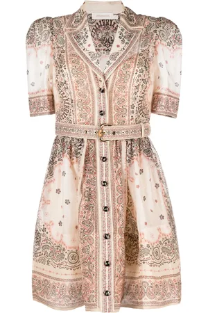 ZIMMERMANN Vestido camisero corto Matchmaker