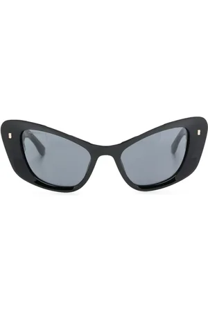 Dsquared2 Lentes de sol con armazón cat eye y letras del logo