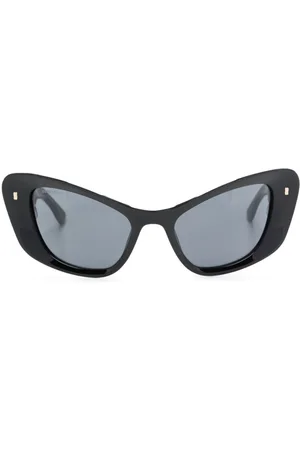 Dsquared2 Lentes de sol con armazón cat eye y letras del logo