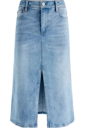 ALICE+OLIVIA Falda de mezclilla Rye