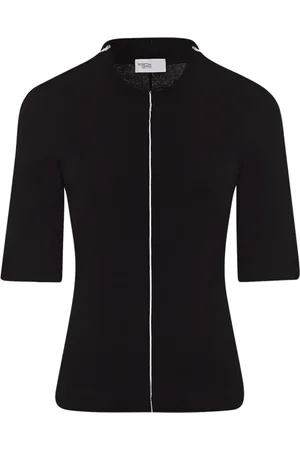 ROSETTA GETTY Playera con costuras en contraste
