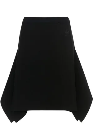 J.W.Anderson Falda midi con dobladillo asimétrico