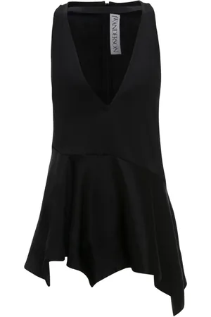 J.W.Anderson Camiseta con volantes en el dobladillo
