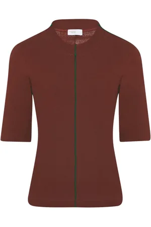 ROSETTA GETTY Playera con costuras en contraste
