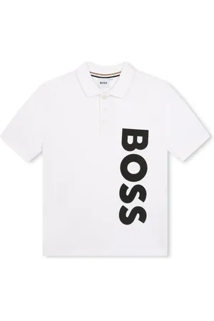 HUGO BOSS Playera tipo polo con logo estampado