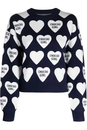 Chocoolate Suéter con motivo en jacquard