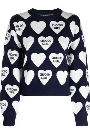 Chocoolate Suéter con motivo en jacquard