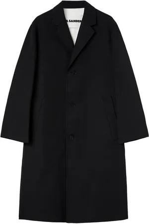 Jil Sander Abrigo con solapa de muesca y botones
