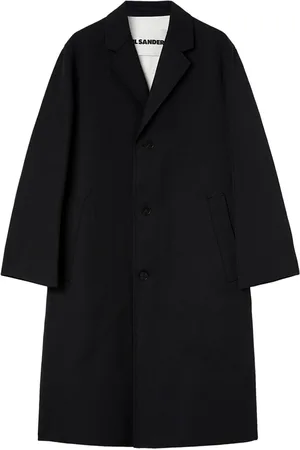 Jil Sander Abrigo con solapa de muesca y botones