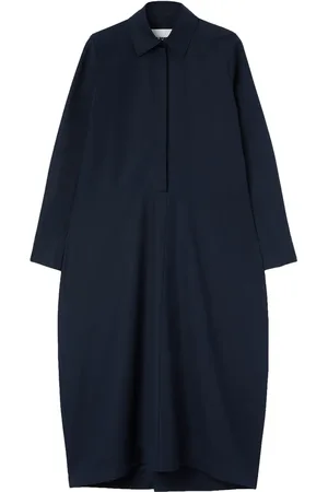 Jil Sander Vestido camisero manga larga