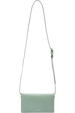 Jil Sander Bolsa de hombro All-Day con efecto de piel de serpiente