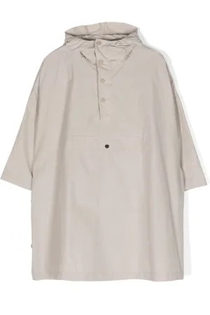 Brunello Cucinelli Gabardina con logo estampado