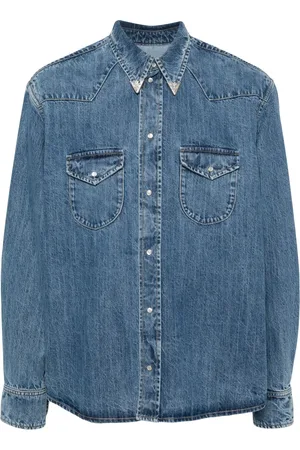 Bally Camisa de mezclilla con detalles de cristal
