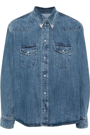 Bally Camisa de mezclilla con detalles de cristal