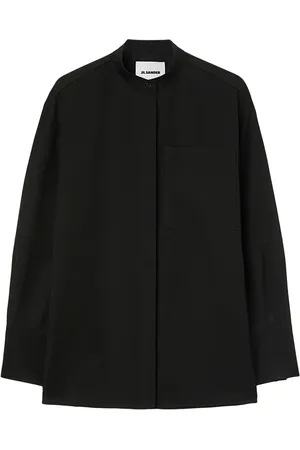 Jil Sander Camisa estilo gabardina con botones