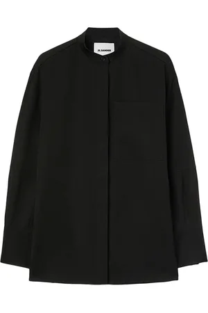 Jil Sander Camisa estilo gabardina con botones