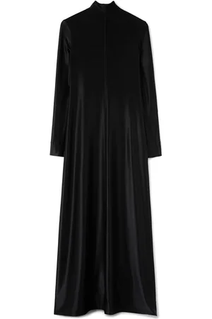 Jil Sander Vestido largo con cuello alto