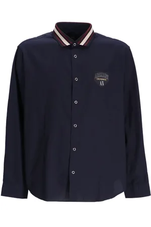 Armani Exchange Camisa con parche del logo