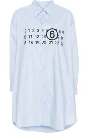 Maison Margiela Vestido con logo estampado