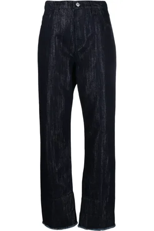 Victoria Beckham Jeans anchos Flip con tiro alto