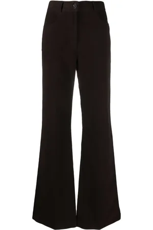 Totême Pantalones acampanados con tiro alto