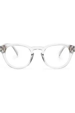 DB EYEWEAR BY DAVID BECKHAM Lentes con armazón redonda transparente