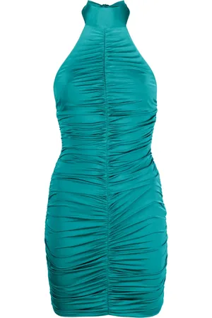 Noire Swimwear Vestido corto con cuello halter