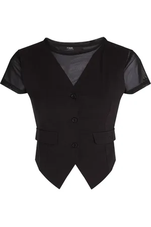 Karl Lagerfeld Playera con chaleco dos en uno