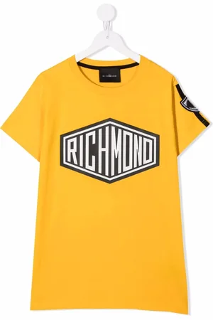 John Richmond Playera con logo estampado