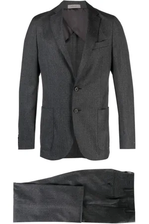 corneliani Blazer con botones y efecto melange