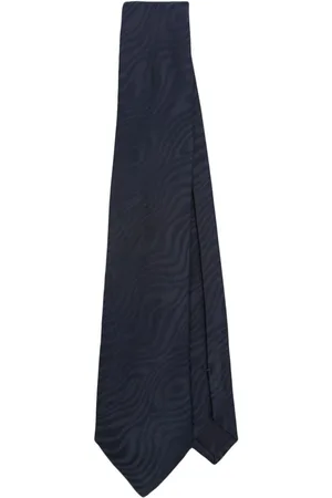 Fursac Corbata de seda con motivo en jacquard