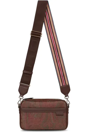 Etro Bolsa cámara mini con estampado de cachemira