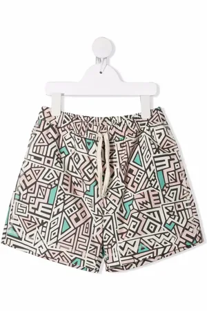 Le pandorine Shorts con estampado geométrico