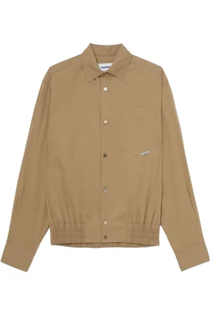 Ader Error Camisa con etiqueta del logo