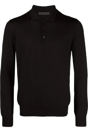 corneliani Playera tipo polo con efecto melange