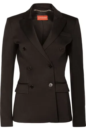 Altuzarra Blazer Indiana con doble botonadura