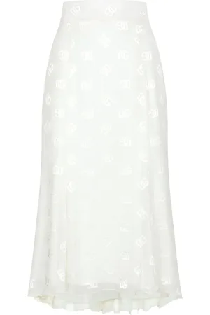 Dolce & Gabbana Falda con logo DG