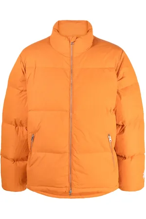 STUSSY Chamarra capitonada con logo bordado
