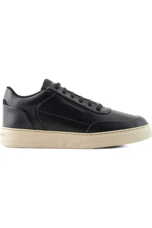 Emporio Armani Tenis con logo en relieve