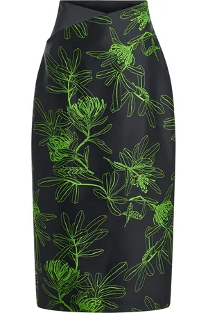 Azzalia Falda larga con estampado floral