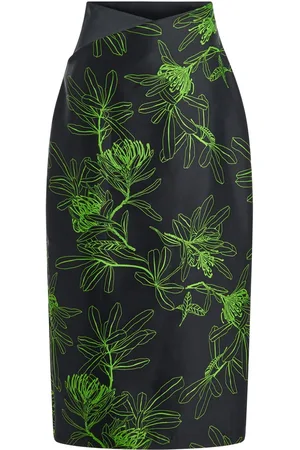 Azzalia Falda larga con estampado floral
