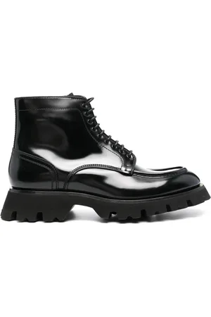santoni Botines con agujetas