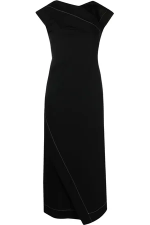 Jil Sander Vestido con costuras en contraste